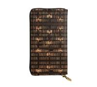 RRhgipp Biblioteca Libreria Libro Delle Donne Portafogli RFID Blocco In Pelle Lunga Delle Donne Titolare Della Carta Del Telefono Signora Borsa