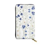 RRhgipp Fiori selvatici e fiordalisi margherite portafogli da donna blocco RFID in pelle lunga porta carte telefono signora borsa da viaggio regali