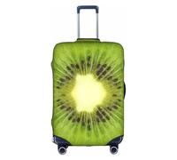RRhgipp Kiwi Slice - Copertura protettiva per valigia, lavabile, copertura elastica da viaggio, bianco, M
