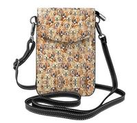 RRhgipp Labrador Retriever Cani Crossbody Borsa Del Telefono Delle Donne Piccola Cuoio Dell'unità di elaborazione Borsa A Tracolla Borsa Del Telefono