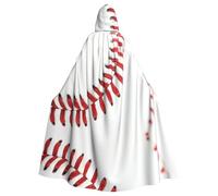 RRhgipp Mantello da baseball in pizzo con cappuccio lungo mantello triste mietitore vampiro strega carnevale Halloween mago costume 147,3 cm