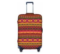 Rrhgipp Mexican Folk Art Boho copertura protettiva lavabile valigia copertura viaggio elastico copertura valigia Protector, bianco, S