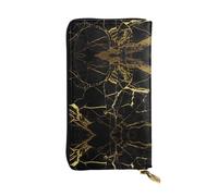 RRhgipp Portafogli da donna in marmo nero con blocco RFID in pelle lunga porta carte telefono signora borsa da viaggio regali