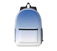 RRhgipp Zaino da viaggio blu con texture ombré per computer portatile da 17 pollici grande scuola ragazzo ragazze donne uomini d'affari borsa per computer regalo