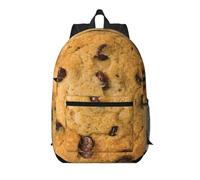 RRhgipp Zaino da viaggio per computer portatile con biscotti al cioccolato, 17 pollici, grande, per scuola, ragazzo, ragazze, donne, uomini d'affari, borsa per computer regalo
