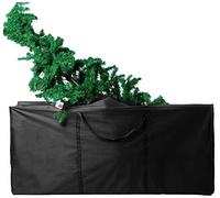 RRigo Borsa portaoggetti per mobili da terrazza da giardino impermeabile leggera borsa tappezzeria borsa nera (M: 122 x 39 x 55 cm)