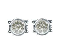 RRKBDQEL Fendinebbia Anteriore Fendinebbia LED Per Mitsubishi Per Outlander 2008-2012 Lampada Paraurti Anteriore Faro Foro Coperture Griglia Cornice