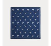RRL Bandana tinta indaco con logo alato TAGLIA UNICA Blue