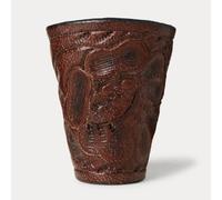 RRL Cursore bandana in pelle lavorata a mano TAGLIA UNICA Brown