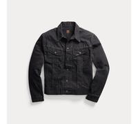 RRL Giacca trucker in denim nero vissuta S Black