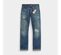 RRL Jeans Sutton con cimosa e rammendi 34 Blue
