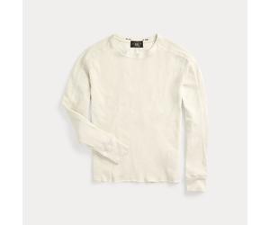 RRL Maglia a girocollo a nido d'ape M White