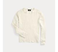 RRL Maglia a girocollo a nido d'ape XXL White