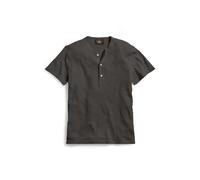 RRL Maglietta serafino a nido d'ape S Tela nera sbiadita