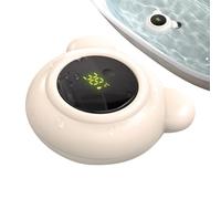 Rrlihjgu 7,5x8cm Termometri Bambino Acqua Preciso Termometri Sicuro Vasca Digitale Per Con Display A LED E Allarme,ABS Giocattoli Da Bagno Impermeabili Giochi,per Vasca Da Bagno