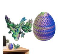 Rrlihjgu a , di drago stampato in ,giocattolo regalo stampato in realistico, le articolazioni mobili alleviano lo stress, drago articolato, giocattolo Fidget decorazione