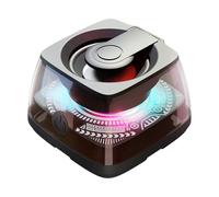 Rrlihjgu Altoparlante portatile magnetico | Altoparlante multifunzione, magnete wireless RGB colore luce lettore musicale supporto telefono suono stereo per doccia esterna spiaggia bagno