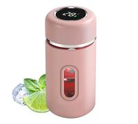 Rrlihjgu Bicchieri da bevanda in, bottiglia d'acqua da viaggio, 280 ml, anti-shock con visualizzazione della temperatura in reale, ideale per ristorante, campeggio, casa e sport