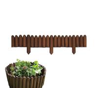 Rrlihjgu Bordo Da Giardino In Legno, Recinzione Corta In Legno Da Giardino,Schermo di Recinzione in Legno per - Bordo di Aiuola, Bordi Decorativi Flessibili per Corsi di Patio