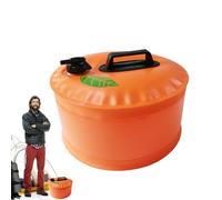 Rrlihjgu Contenitore d'acqua da campeggio, contenitore d'acqua pieghevole, borsa dell'acqua pieghevole portatile per esterni, manici rinforzati, porta acqua antiscivolo, per campeggio con spina di