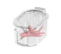 Rrlihjgu Contenitore Per Sale | Utensili da Cucina Trasparenti Ermetici Riutilizzabili,Contenitore Per Sale Con Coperchio,Per Cucina Cottura Al Forno Pranzo Condimenti Viaggio Picnic Ristorante Bar