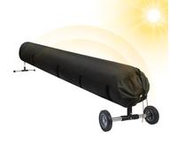 Rrlihjgu Copertura per bobina solare, copertura per bobina coperta solare per piscina | Copertura per bobina per piscina in tessuto Oxford | per esterni Protezione per rotolo di terra per