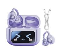 Rrlihjgu Cuffie con touch screen | Cuffie intelligenti wireless impermeabili - con cancellazione del rumore e traduzione AI, clip sportiva per esercizi, palestra, esterno, uso