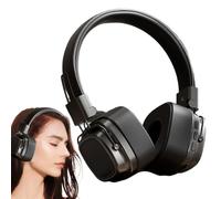 Rrlihjgu Cuffie senza Fili sull'orecchio, auricolare sull'orecchio senza Fili | Cuffie retrò Portatile - Testa di Viaggio retrò per ascoltare la Musica, Auricolare Bass Pesante Portatile