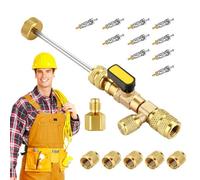 Rrlihjgu Detriti del nucleo della valvola, strumento di rimozione del nucleo | Estrattore del nucleo automobilistico,Valvola HVAC Rimozione aria condizionata Riparazione INSTALLATORE Strumenti per la