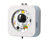 Rrlihjgu Dispenser di sapone automatico senza contatto, supporto da parete per liquido schiumoso astronauta, 350 ml, dispenser di sapone in schiuma ricaricabile e regolabile, per cucina e bagno