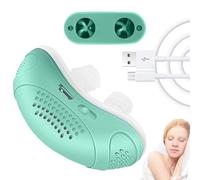 Rrlihjgu Dispositivi Anti Russamento - Dispositivo per Sonno Profondo e Rigenerante,Elettrico Portatile e Silenzioso con Maschera Traspirante, Riduce i Disturbi Notturni per Adulti e Mantiene Vie