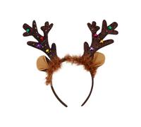 Rrlihjgu Fascia da Testa con Corna,Benda Capelli da Festa - Fascie Per Capelli Con Corna Di Renna Per Lavaggio Del Viso | per Viaggiare Vacanza Campeggio Picnic BBQ Party Cortile Raduno Cena Palco