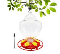 Rrlihjgu Feedbird Feeder a prova di perdite, mangiatore di a | 40 oz perdite di uccelli 'albero | per il bagno degli uccelli di dei fiori, con 6 Bagni per uccelli
