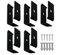 Rrlihjgu Ferramenta per recinzioni metalliche | di fissaggio a doppio strato per recinzioni cablate | Materiale di fissaggio antiruggine in acciaio zincato con serra per giardino, piscina