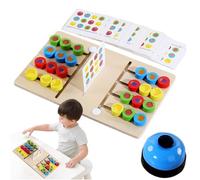 Rrlihjgu Giocattoli di Puzzle di Corrispondenza dei Colori, Gioco di Corrispondenza dei Colori | Puzzle portatili alla Frutta,Giocattoli da Viaggio Divertenti, Giochi assortiti colorati per le feste