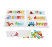 Rrlihjgu Gioco di lettere di corrispondenza ortografica, Puzzle di corrispondenza ortografica,Puzzle con combinazione di alfabeti - Gioco di parole ortografiche da lettere a gioco,