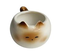 Rrlihjgu Graziosa tazza per gatti, 210 ml, tazza da tè in ceramica siamese, siamese, simpatici tumbler, presentazioni di bere, bottiglia d'acqua novità, donne che versano per il