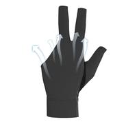 Rrlihjgu Guanti da Biliardo Pool, Guanti da Biliardo a Tre Dita,Sport 3 Dita Uomini Donne Glanti a Sinistra o Destra - per Spettacolo Sportivo Antiscivolo Mittens di Individuazione