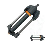 Rrlihjgu Irrigatore da giardino, Turbo Irrigazione oscillante per, irrigatori regolabili ad ampia portata per Prato serra Patio Piscina e Spazi Verdi