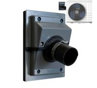 Rrlihjgu Kit di copertura per penetrazione a parete HVAC | Copre set di linee di aria condizionata,manicotto protettivo tubi AC per penetrazioni parete esterna idraulici tecnici