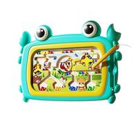 Rrlihjgu Labirinto magnetico per labirinto giocattolo magnetico | Tavola da disegno interattiva di granchio - Set di smistamento dei colori, giocattolo per l'educazione precoce per l'asilo