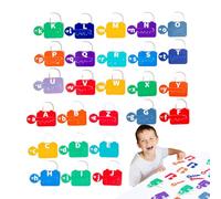 Rrlihjgu Labirinto per conteggiare, Giocattoli per abbinare lettere, Giocattoli per contare Giocattoli con lettere di legno, Giocattoli di abilità motorie sottili, Puzzle cognitivo a colori,