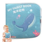 Rrlihjgu Libro delle Attività silenzioso, Libro sensoriale silenzioso | Libri di Tessuto e occupato | Giocattoli da Viaggio, Carino Libro Educativo silenzioso, Attività di apprendimento prescolare per