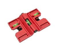 Rrlihjgu Livelatore per pali, righello orizzontale pieghevole magnetico, strumento magnetico per livellare pali, per costruzioni, idrauliche, esterni, riparazione, falegnameria, officina, riforma