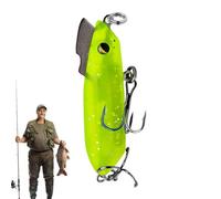 Rrlihjgu Lres de pêche à Matite à Matite à coulures Lento - Crankbait de pêche riutilizzabili, de pêche Portable de 7,5 cm, Esca à coulée Long pour les couches d'eau