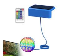 Rrlihjgu Luce solare per piscina | Fontana solare con timer | Lampada magnetica subacquea con modalità multiple per esterni terrazza di notte