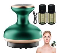 Rrlihjgu Massaggiatore Anticellulite Portatile | Macchina Massaggio Riduttore Cellulite - Massaggio Microcorrenti, Riduttore di Grasso Wireless e Spazzola Viso con Luce Rossa per Tutto il Corpo