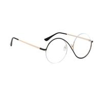 Rrlihjgu Occhiali di protezione UV, occhiali di blocco UV - Donne alla moda Protezione UV Occhiali retrò | Occhiali retrò semi-mondi alla moda per le uscite quotidiane, vacanze al, Cornice Tè Con