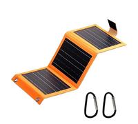 Rrlihjgu Pannello solare - Pannello solare portatile a forma di libro, caricabatterie compatto e leggero, per campeggio, uso esterno e sicurezza, con design spazio-efficiente