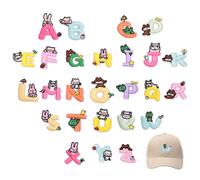Rrlihjgu Patch Di Lettere Da Stirare | Decalcomanie Abbigliamento Alfabeto Animale - Decorativi Ricamati Adesivi Abbigliamento Ragazzi Ragazze